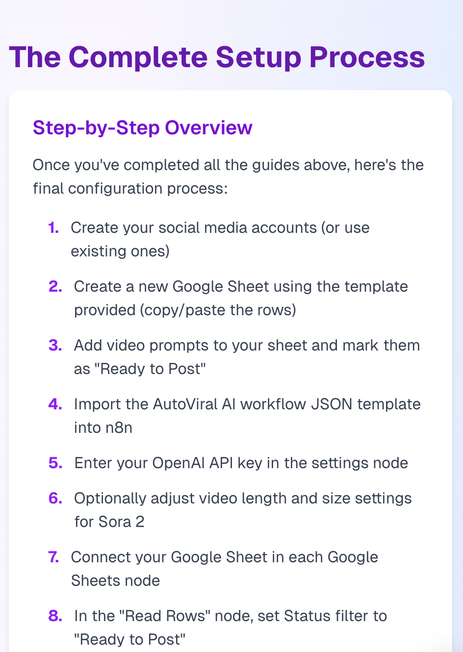 AutoViral AI Success Hub landing page with video walkthrough